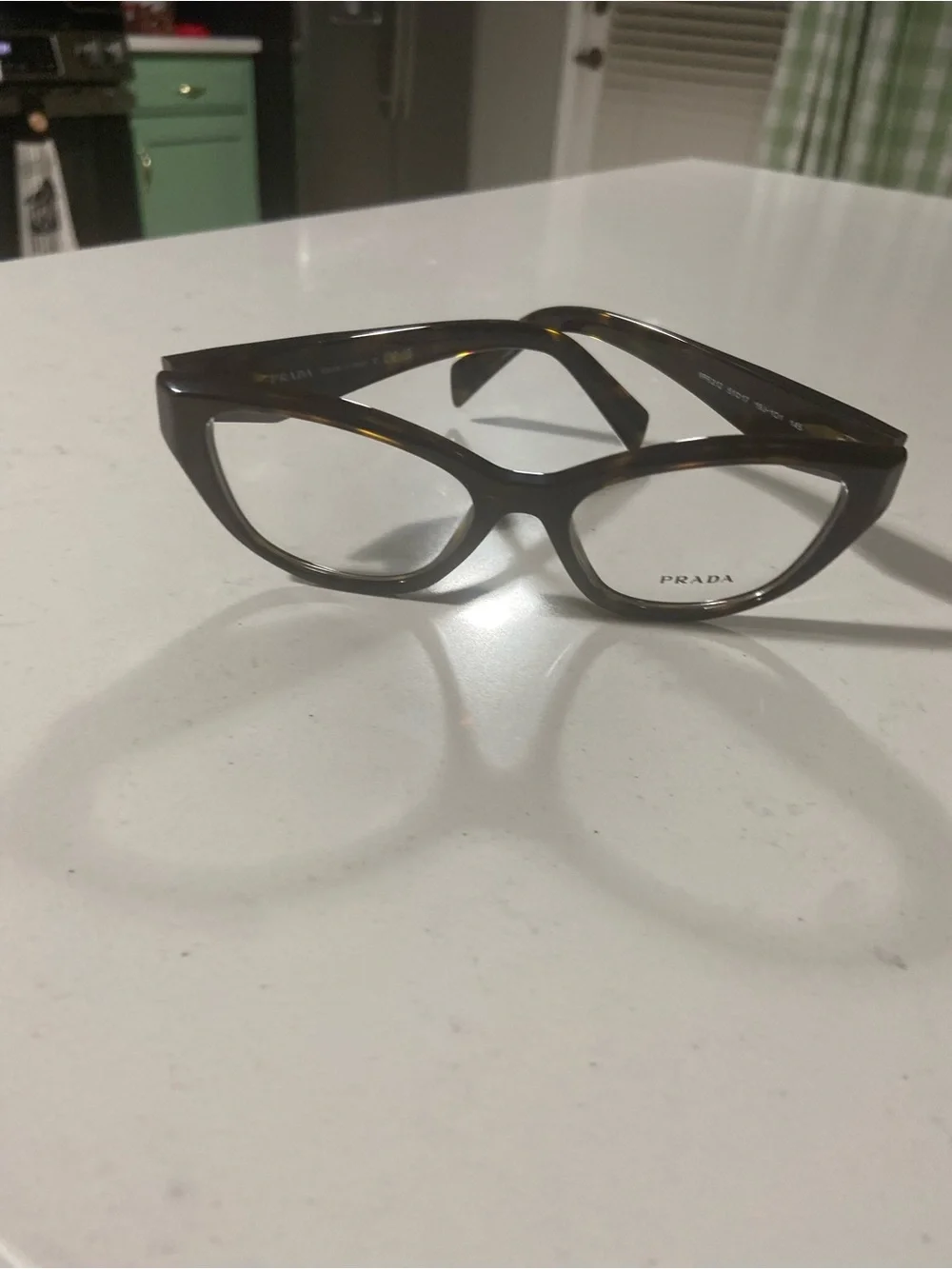 Prada Women's Tortoiseshell Cat-Eye Eyeglass Frames - Prada Tortoise  Frames